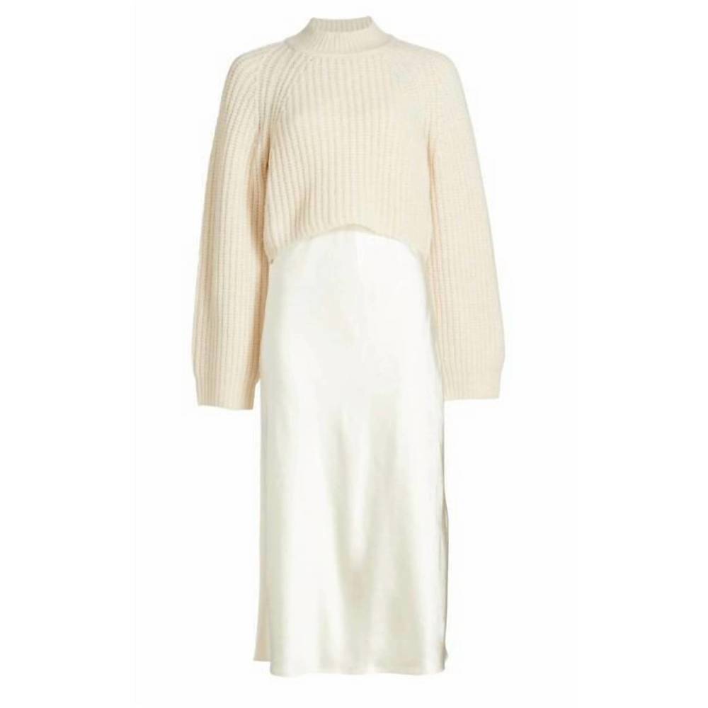 NEW DH NEW YORK ren sweater dress in ivory - Picture 3 of 3